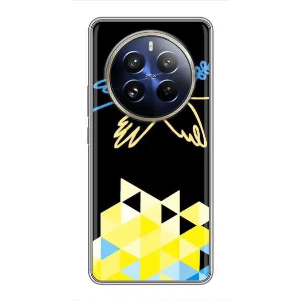 Чехол с рисунком «Мир для Украины» для Realme 12 Pro Plus Чехол с рисунком «Мир для Украины» для Realme 12 Pro Plus