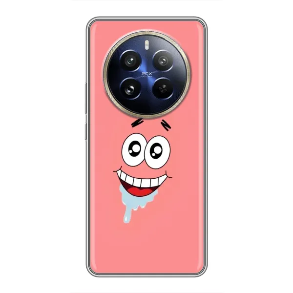 Чехол с рисунком «Мордочка Патрика» для Realme 12 Pro Plus