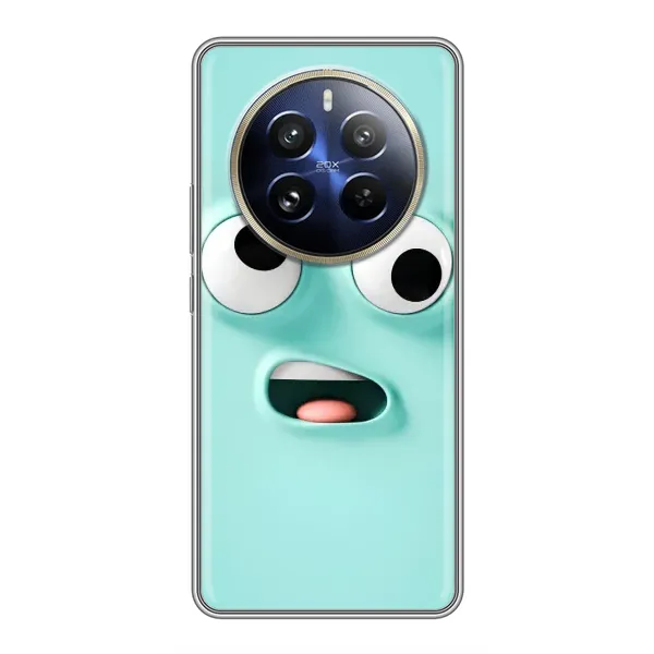 Чехол с рисунком «Забавное мятное лицо» для Realme 12 Pro Plus Чехол с рисунком «Забавное мятное лицо» для Realme 12 Pro Plus
