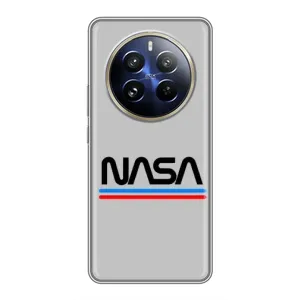 Силиконовый бампер с принтом "Наса" на Realme 12 Pro Plus (Наса)