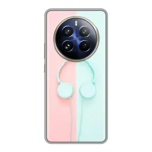 Девчачий Чехол для Realme 12 Pro Plus (Наушники)