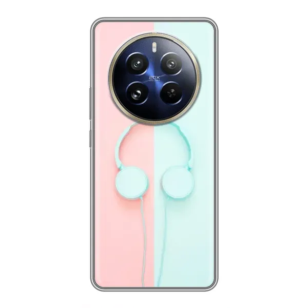 Чехол с рисунком «Наушники» для Realme 12 Pro Plus Чехол с рисунком «Наушники» для Realme 12 Pro Plus