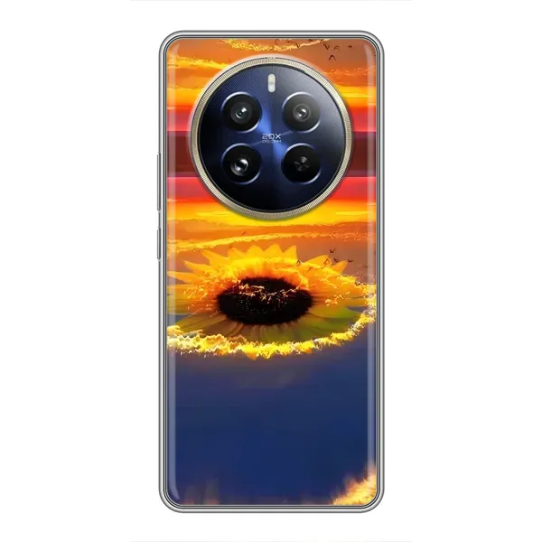 Чехол с рисунком «Небо подсолнух» для Realme 12 Pro Plus Чехол с рисунком «Небо подсолнух» для Realme 12 Pro Plus