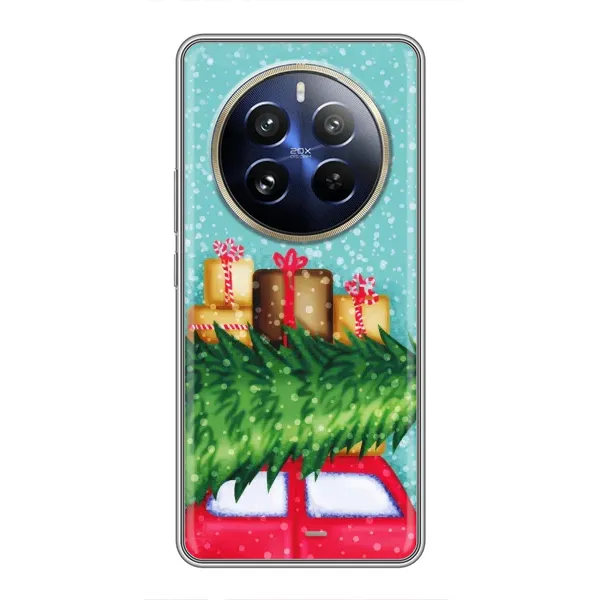 Чехол с рисунком «Новогодние подарки» для Realme 12 Pro Plus Чехол с рисунком «Новогодние подарки» для Realme 12 Pro Plus