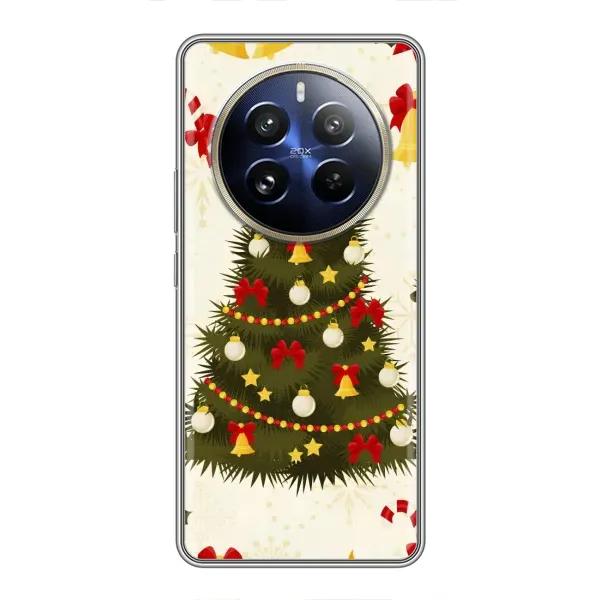 Чехол с рисунком «Новогодний принт» для Realme 12 Pro Plus Чехол с рисунком «Новогодний принт» для Realme 12 Pro Plus