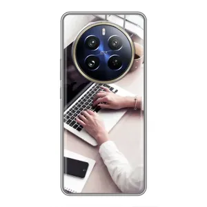 Силиконовый бампер (Работники) на Realme 12 Pro Plus (Офисный работник)