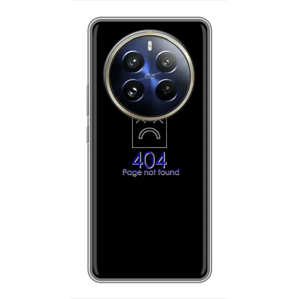 Чехол с рисунком «Ошибка 404» для Realme 12 Pro Plus Чехол с рисунком «Ошибка 404» для Realme 12 Pro Plus