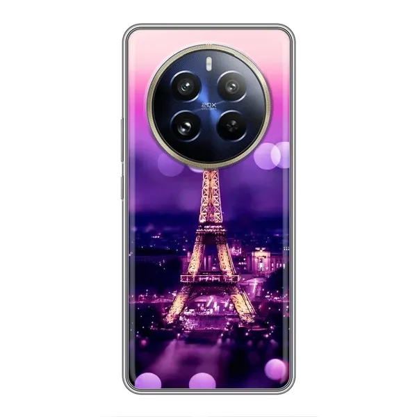 Чехол с рисунком «Париж башня» для Realme 12 Pro Plus Чехол с рисунком «Париж башня» для Realme 12 Pro Plus