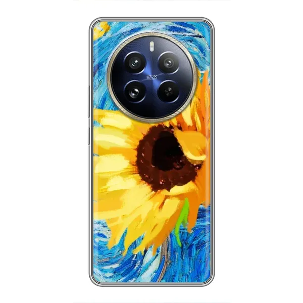 Чехол с рисунком «Подсолнух цветок» для Realme 12 Pro Plus Чехол с рисунком «Подсолнух цветок» для Realme 12 Pro Plus