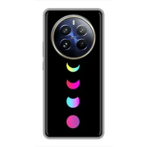 Чехол (ТПУ) с планетами на Realme 12 Pro Plus (Полнолуние)