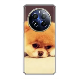 Чехол (ТПУ) Милые собачки для Realme 12 Pro Plus (Померанский шпиц)