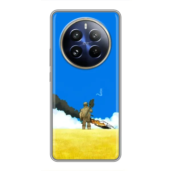 Чехол с рисунком «Попадание» для Realme 12 Pro Plus Чехол с рисунком «Попадание» для Realme 12 Pro Plus