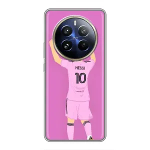 Чехлы Лео Месси в Майами на Realme 12 Pro Plus (Празднование Месси)