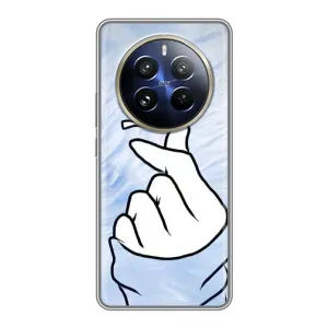 Чехлы (Знак сердечка) на Realme 12 Pro Plus (Сердечка знак)