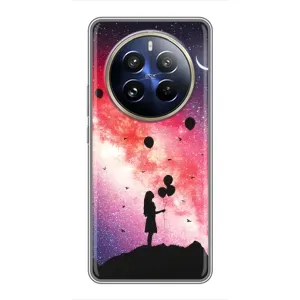 Силиконовые Чехлы Любимому человеку для Realme 12 Pro Plus (Шарики в небе)