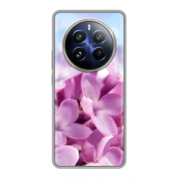 Чехол с рисунком «Сиреневые цветы» для Realme 12 Pro Plus Чехол с рисунком «Сиреневые цветы» для Realme 12 Pro Plus