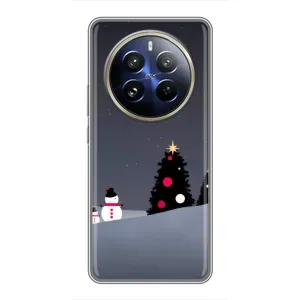Чохли на Новий Рік Realme 12 Pro Plus (Сніговички)