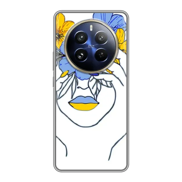 Чехол с рисунком «Украинка на всю голову» для Realme 12 Pro Plus Чехол с рисунком «Украинка на всю голову» для Realme 12 Pro Plus