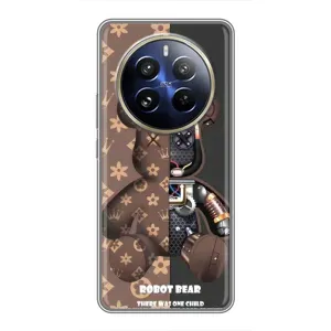 Силиконовый чехол для Realme 12 Pro Plus (Медмедь Луи Виттон)