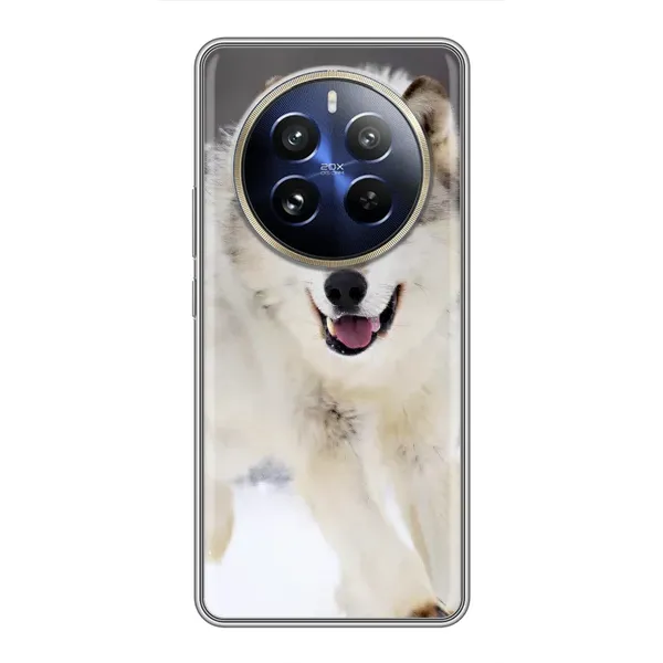 Чехол с рисунком «Волк на снегу» для Realme 12 Pro Plus Чехол с рисунком «Волк на снегу» для Realme 12 Pro Plus
