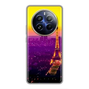Чохол Ейфелева Вежа на Realme 12 Pro Plus (Яскрава башня)