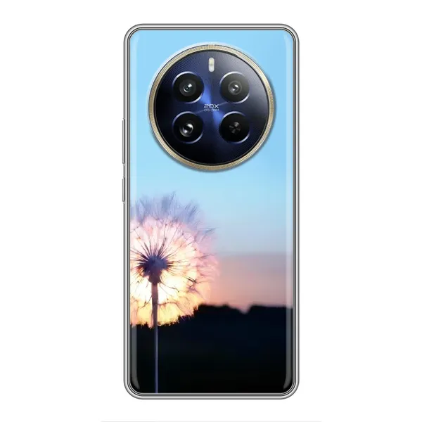 Чехол с рисунком «Закат с одуванчиком» для Realme 12 Pro Plus Чехол с рисунком «Закат с одуванчиком» для Realme 12 Pro Plus