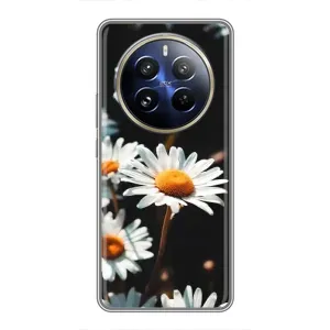 Чохол з ромашками на Realme 12 Pro (Білі ромашки)