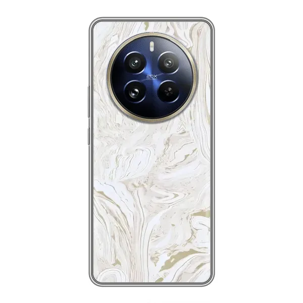 Чехол с рисунком «белый мрамор» для Realme 12 Pro Чехол с рисунком «белый мрамор» для Realme 12 Pro