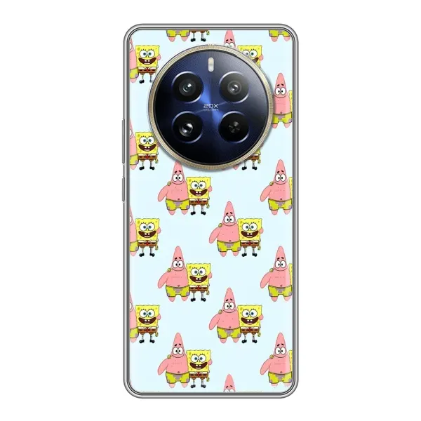 Чехол с рисунком «Боб и Патрик» для Realme 12 Pro Чехол с рисунком «Боб и Патрик» для Realme 12 Pro