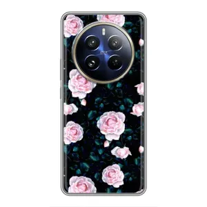 Чохли з принтом Троянд для Realme 12 Pro (Чайні троянди)