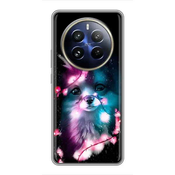 Чохол з малюнком «Чорна лисиця» для Realme 12 Pro Чохол з малюнком «Чорна лисиця» для Realme 12 Pro