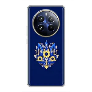 Чехол Укр Символика для Realme 12 Pro (Цветущий Герб)