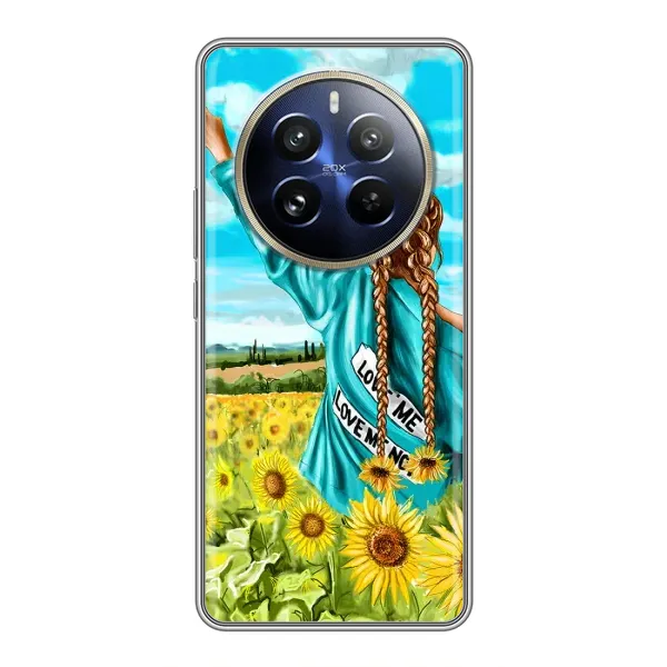 Чехол с рисунком «Девушка на поле» для Realme 12 Pro Чехол с рисунком «Девушка на поле» для Realme 12 Pro