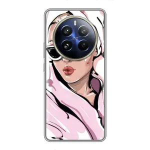 Чехол с картинкой Модные Девчонки Realme 12 Pro (Девушка в халате)