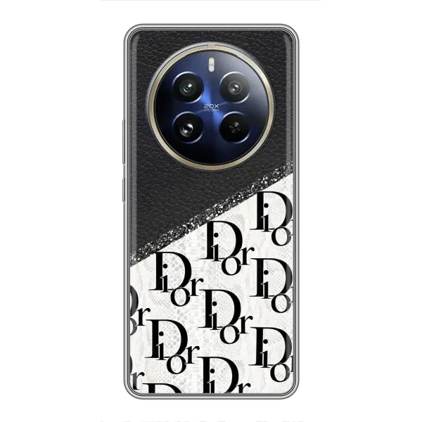 Чехол с рисунком «Диор» для Realme 12 Pro