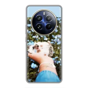 Чохли з зображенням різних тварин на Realme 12 Pro (Їжачок в руці)