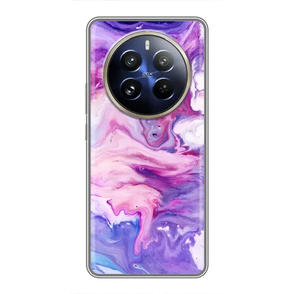 Чехол с рисунком «Фиолетовый мрамор» для Realme 12 Pro Чехол с рисунком «Фиолетовый мрамор» для Realme 12 Pro
