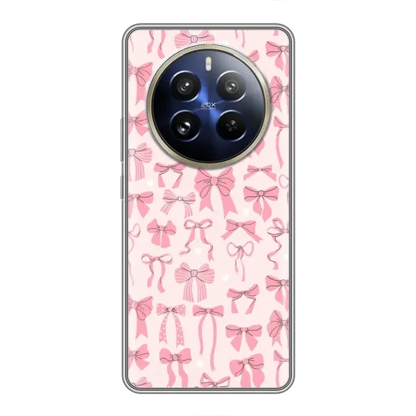 Чехол с рисунком «Фон бантики» для Realme 12 Pro Чехол с рисунком «Фон бантики» для Realme 12 Pro