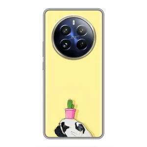 Бампер для Realme 12 Pro з картинкою "Песики" (Кактус на голові)