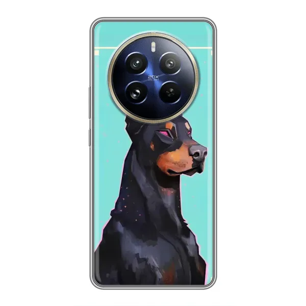 Чехол с рисунком «Король доберман» для Realme 12 Pro Чехол с рисунком «Король доберман» для Realme 12 Pro