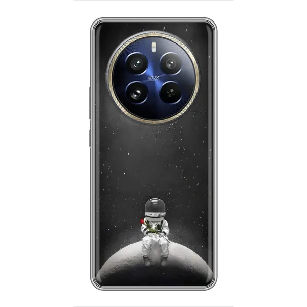 Чехол с рисунком «Космонавт романтик» для Realme 12 Pro Чехол с рисунком «Космонавт романтик» для Realme 12 Pro
