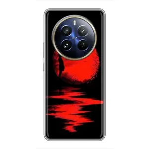 Летний Чехол на Realme 12 Pro (Красный Закат)