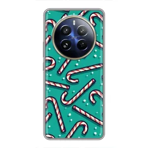 Силиконовый бампер на рождество для Realme 12 Pro