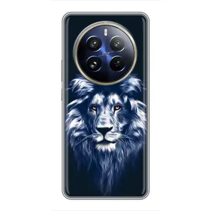 Чохол з картинкою на Realme 12 Pro (Лев – синій)