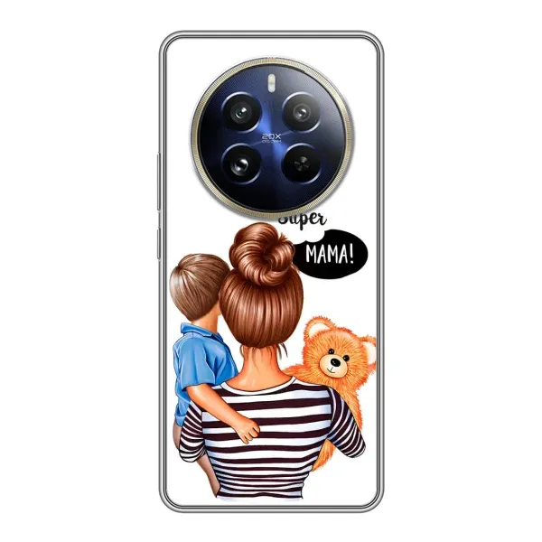 Чехол с рисунком «Мама и сын» для Realme 12 Pro