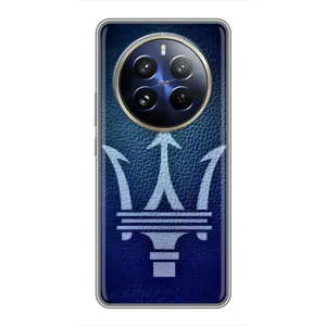 Чехлы с тематикой "Крутые машины" на Realme 12 Pro (Лого Maserati)