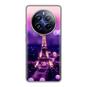 Чехол с Эйфелевой башней на Realme 12 Pro (Париж башня)