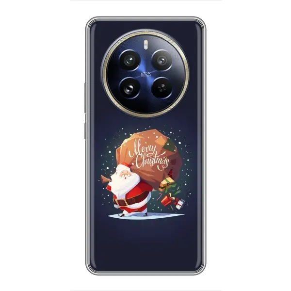 Чехол с рисунком «Подарки от Санты» для Realme 12 Pro