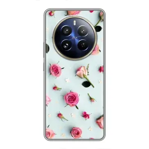 Чохли з принтом Троянд для Realme 12 Pro (Різні квіти)
