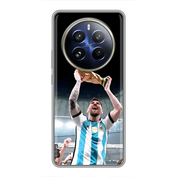 Чехол с рисунком «Счастливый Месси» для Realme 12 Pro Чехол с рисунком «Счастливый Месси» для Realme 12 Pro
